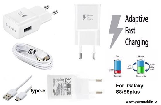 Imagine PACHET 11X FAST CHARGERS 9V/2A  +CABLU DATE  TYPE-C  GALAXYS10,NOTE10, S8/S8PLUS/s9/s9+/Note8,9   10+1 GRATIS