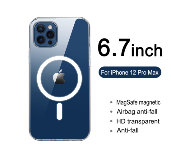 Imagine Husa De Protectie Clear Case MagSafe Pentru IPhone 12 Pro MAX