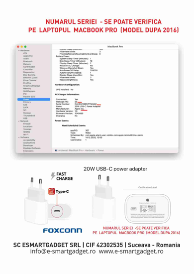 Imagine Incarcator Fast Charge 20W Pentru IPh14 pro /14 Pro Max/13pro /12pro/12promax/BLSTR