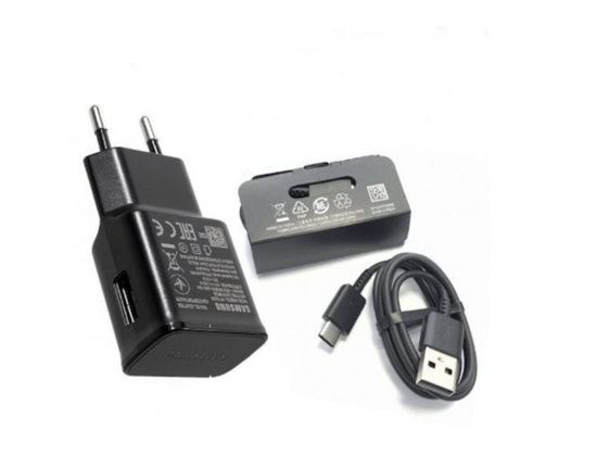 Imagine Set 4buc, compatibil cu  Samsung Incarcator retea Fast 9V/2A ,2 Cablu date Type-C ,Adaptor auto 3 XUSB 35w, Bulk