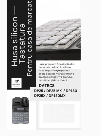 Imagine LOT 10 buc Husa silicon pentru tastatura Datecs DP25/DP25 MX /DP150/DP25X