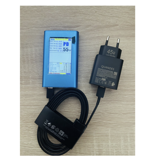 Imagine Incarcator super Fast Charge 45W PD usb C, T4510 compatibil cu Samsung S25, S24, S24, s23, 1 Cablu 1.8m USB-C - C 5A, Geanta de depozitare