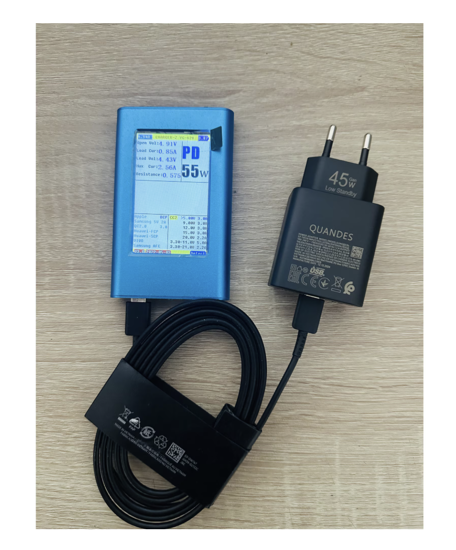 Imagine Incarcator super Fast Charge 45W PD usb C, T4510 compatibil cu Samsung S25, S24, S24, s23, 1 Cablu 1.8m USB-C - C 5A, Geanta portabila de depozitare din fetru