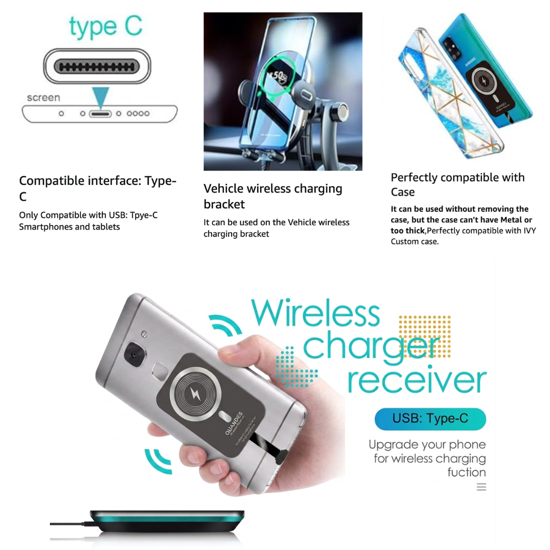 Imagine Super Fast Charge Wireless Receiver Typ-C 10w Fast