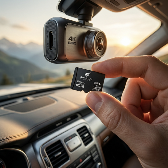Imagine Card de memorie QUANDES® Premum MicroSDHC, 32GB, Class 10, Mare viteza U3, V30, A1 Viteza de citire 86 MB/s ,Viteza de scriere 34 MB/s (47 ron pe buc) Lot 10 buc